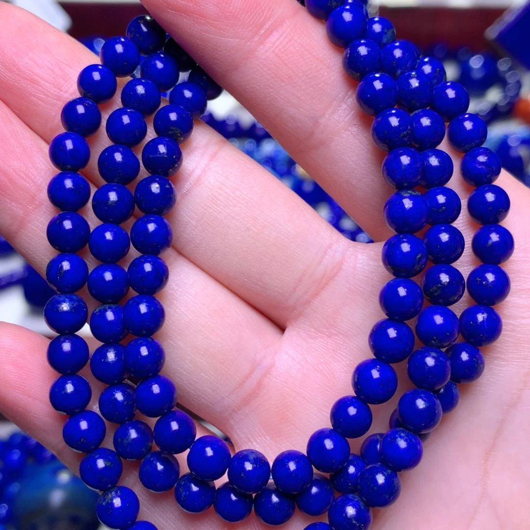 青金石未镶嵌5.5m108手链