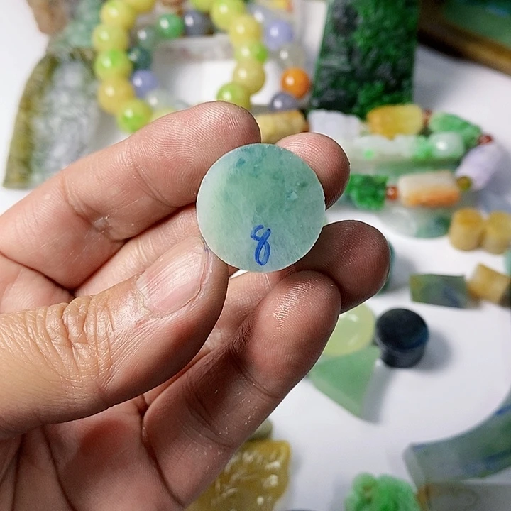 翡翠散珠天然翡翠A货