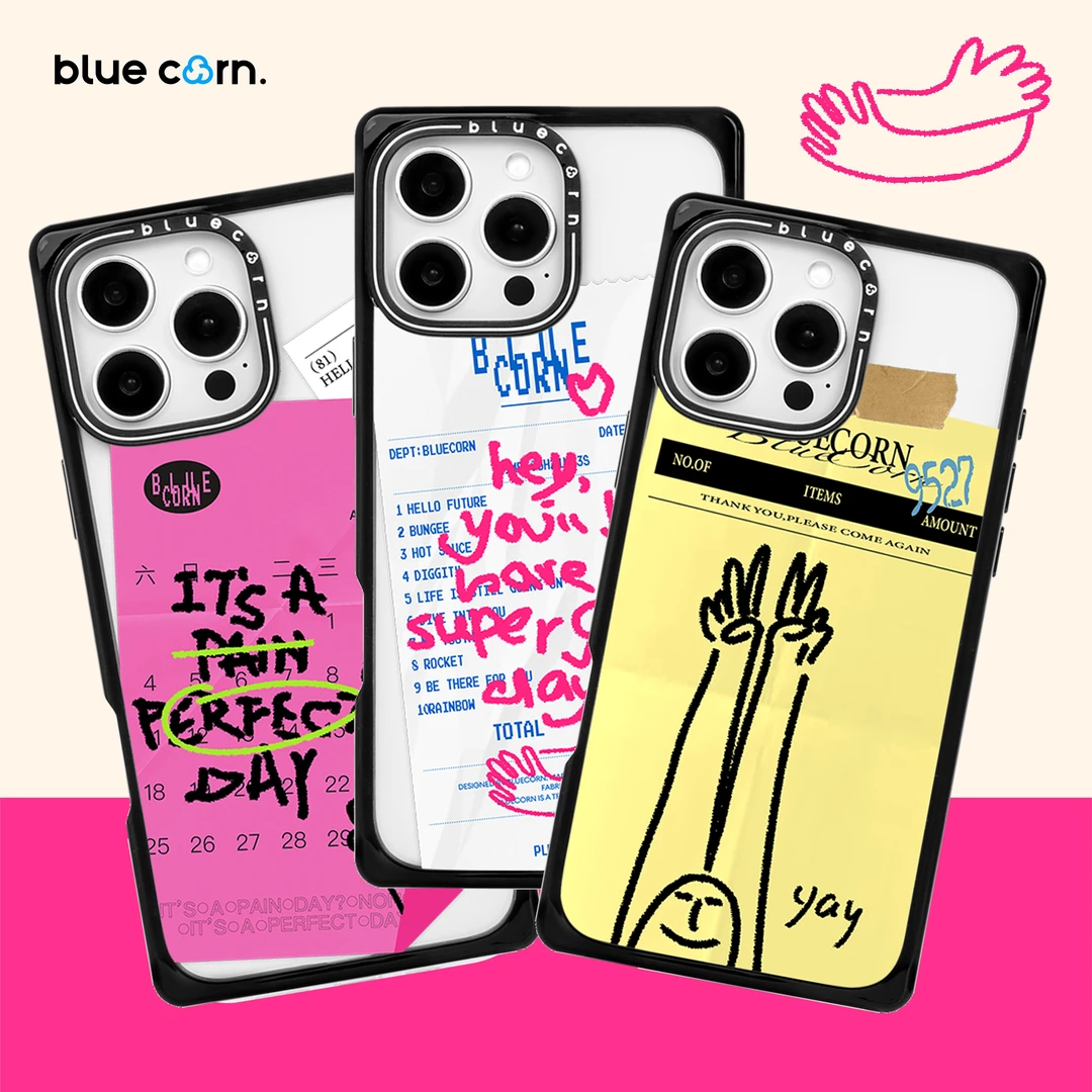 Bluecorn原创款彩色便签系列 适用于iPhone16/15/ProMax手机壳