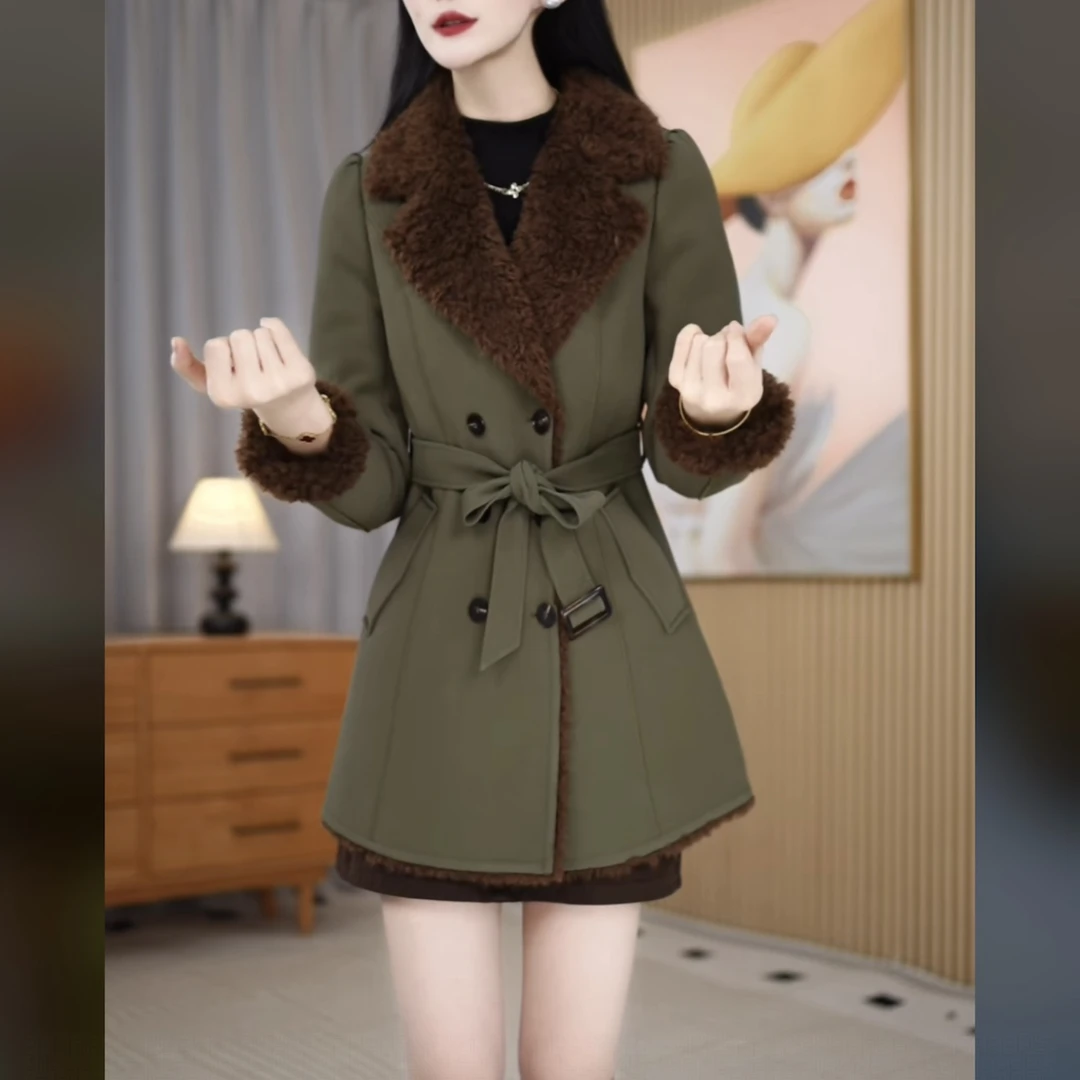 【外套】2025冬季新款洋气时尚气质设计感休闲简约气质轻奢女士外套