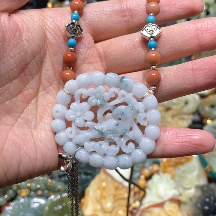 岫玉毛衣链未镶嵌