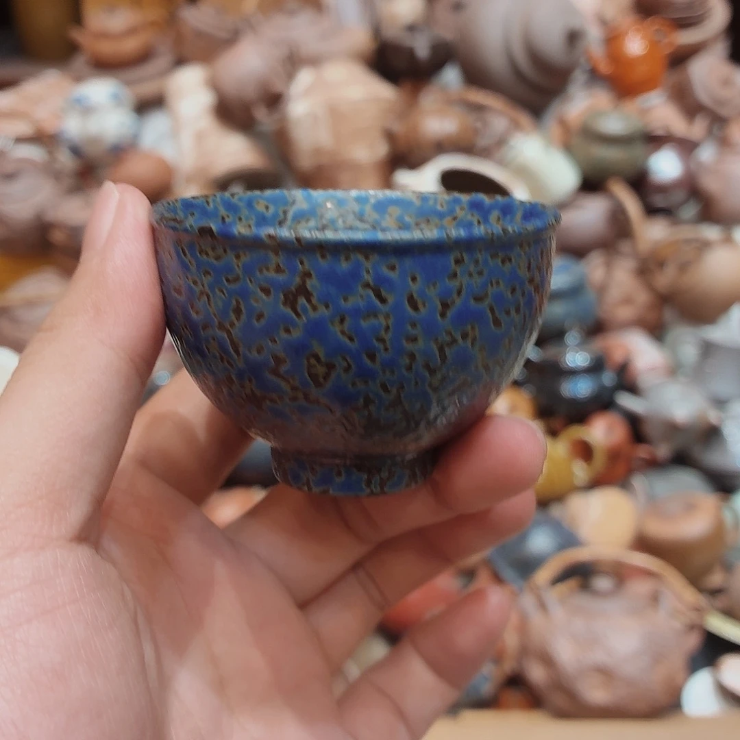 柴烧老岩泥高温茶器皿