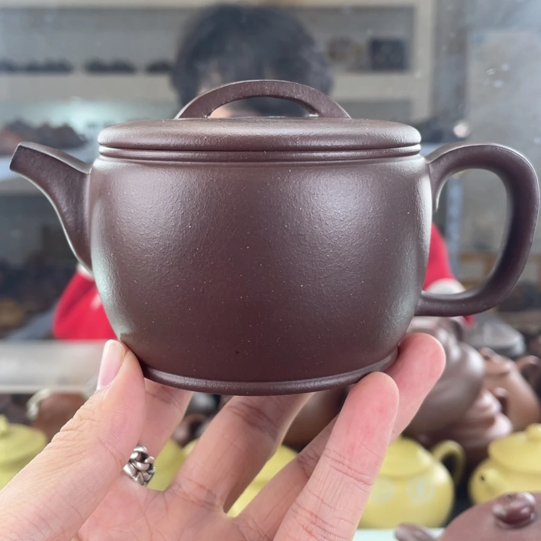 紫砂茶壶250cc大水潭底槽清茶壶