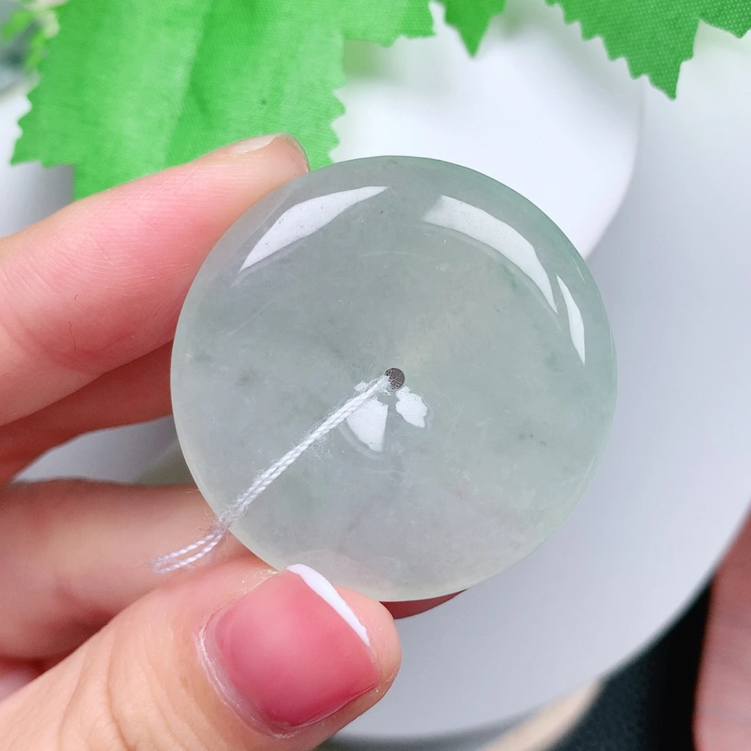 翡翠未镶嵌颈饰平安36-6