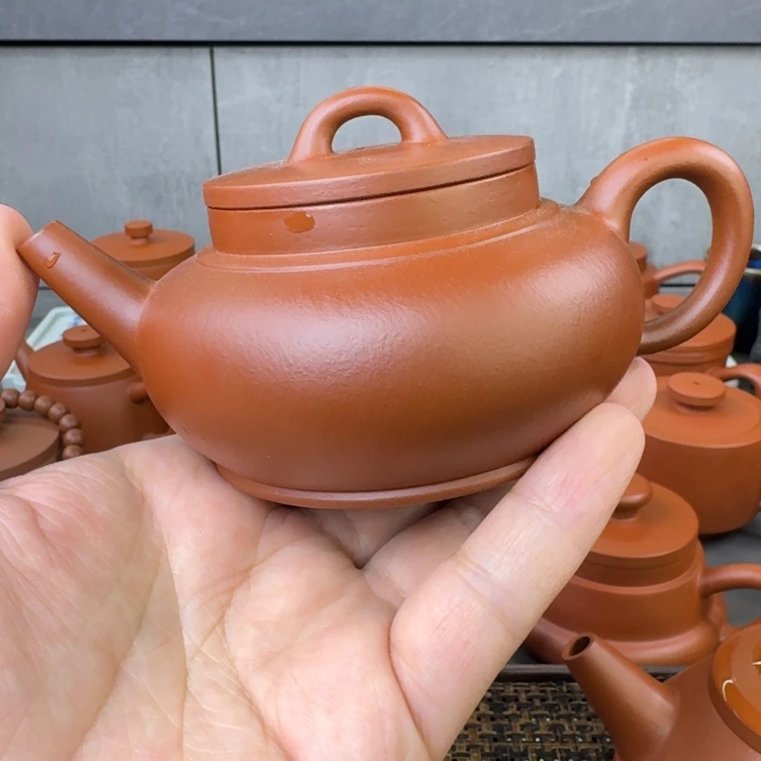 紫砂茶壶P****毅微瑕扁腹
