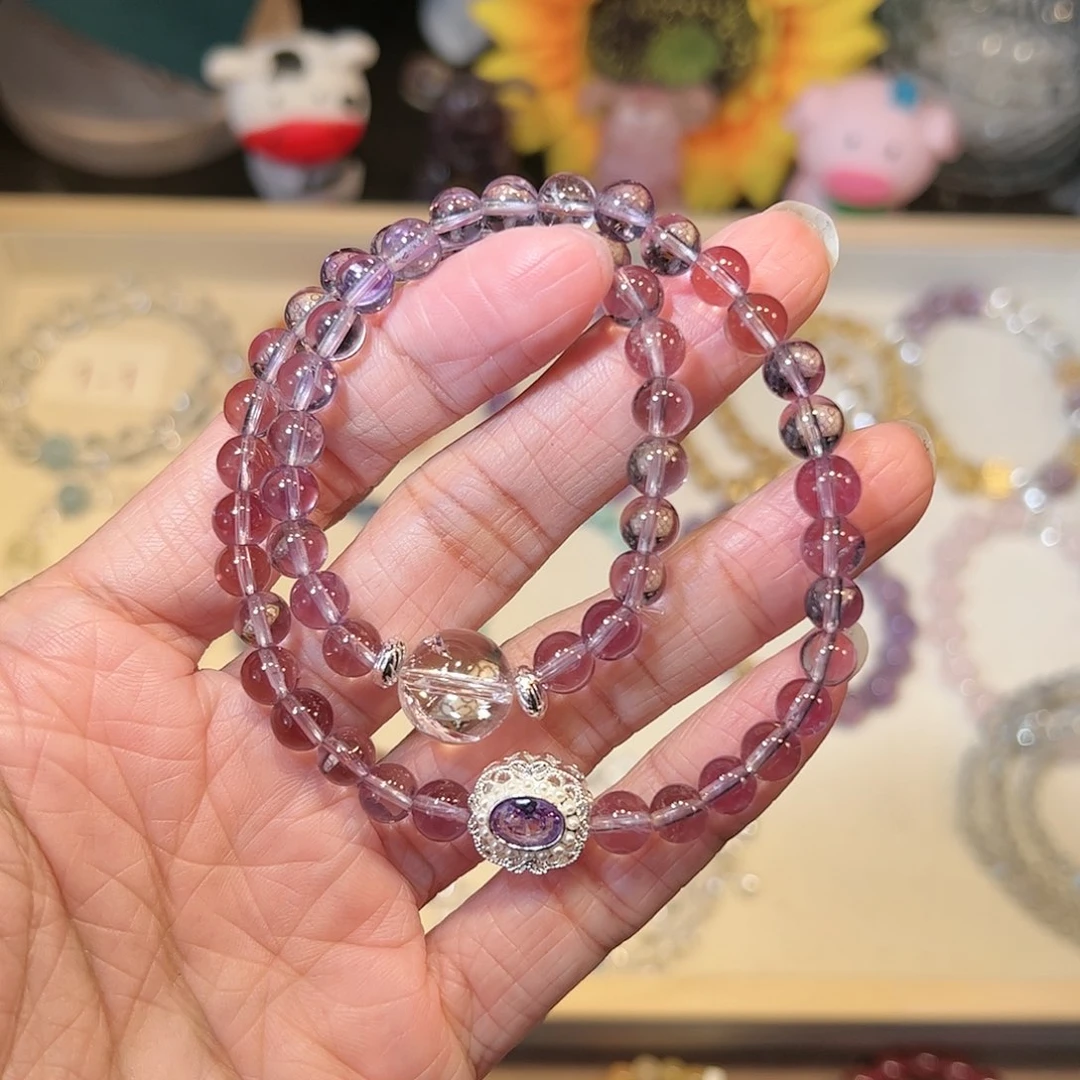 水晶手链未镶嵌紫