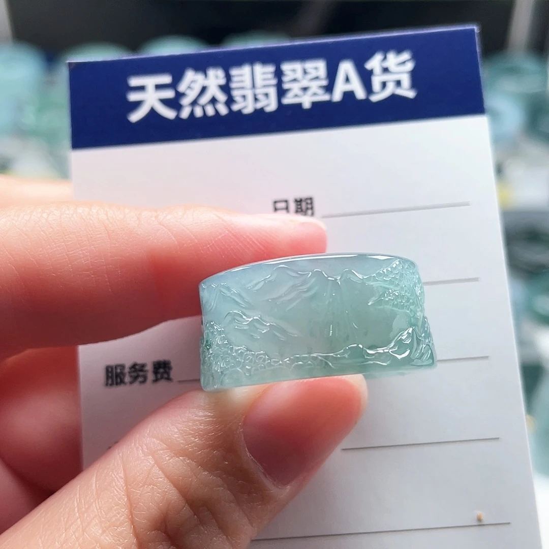 未镶嵌戒指翡翠陈*翡翠