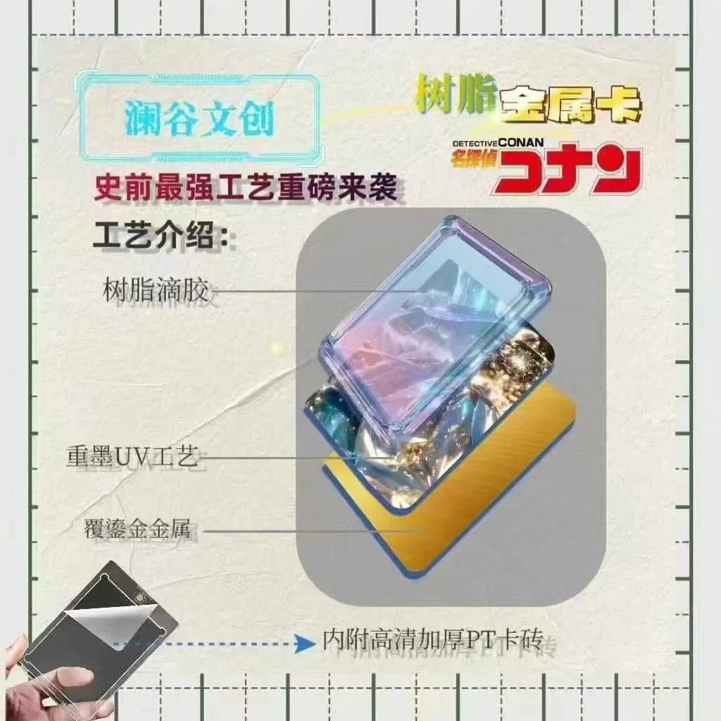 【平拆】 澜谷文创 -「名侦探柯南-树脂金属卡第四弹」国卡收藏