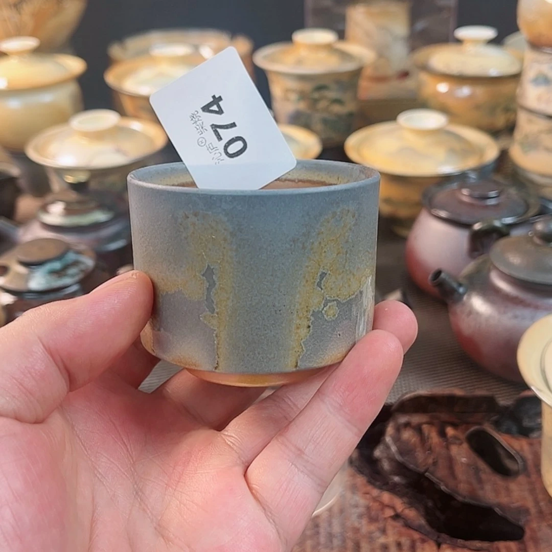 【闪购商品】潜*沁庐柴窑古法柴烧全手工茶具