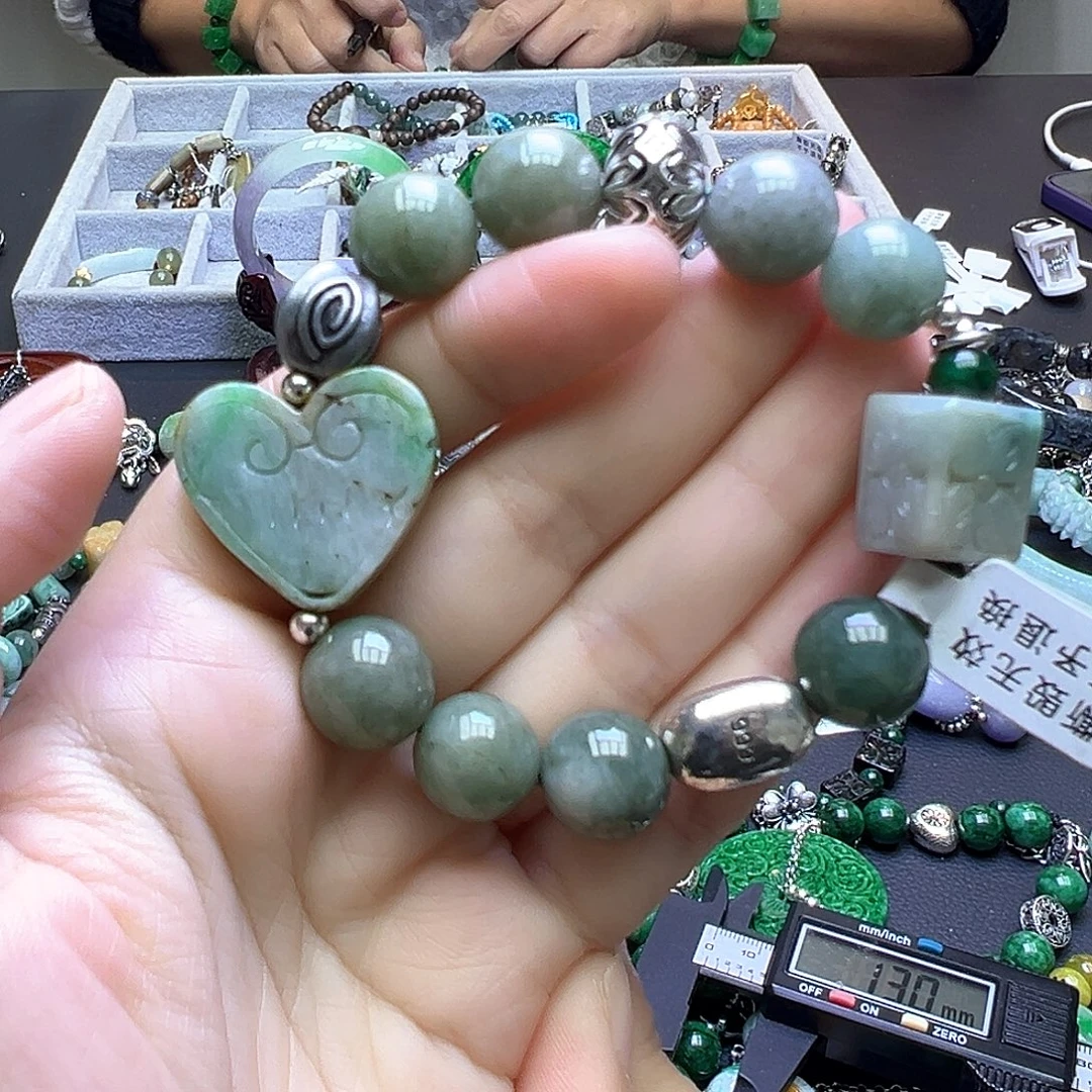 翡翠未镶嵌手链99