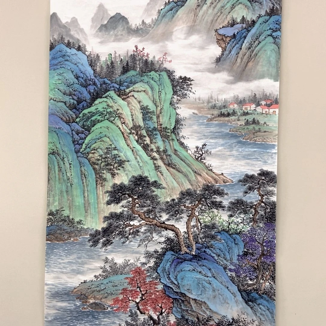 国画黄开前四尺精品佳作