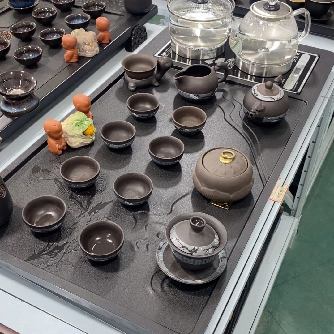 整石茶盘茶具套装家用