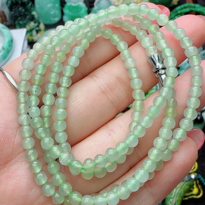 颈饰未镶嵌翡翠天然A货38