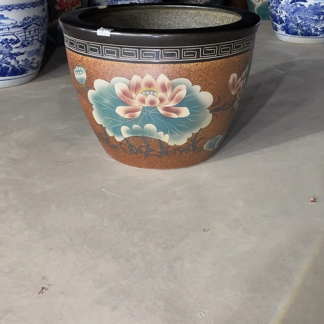 清***｀缸瓷器瓷器80高度55瓷器陶瓷