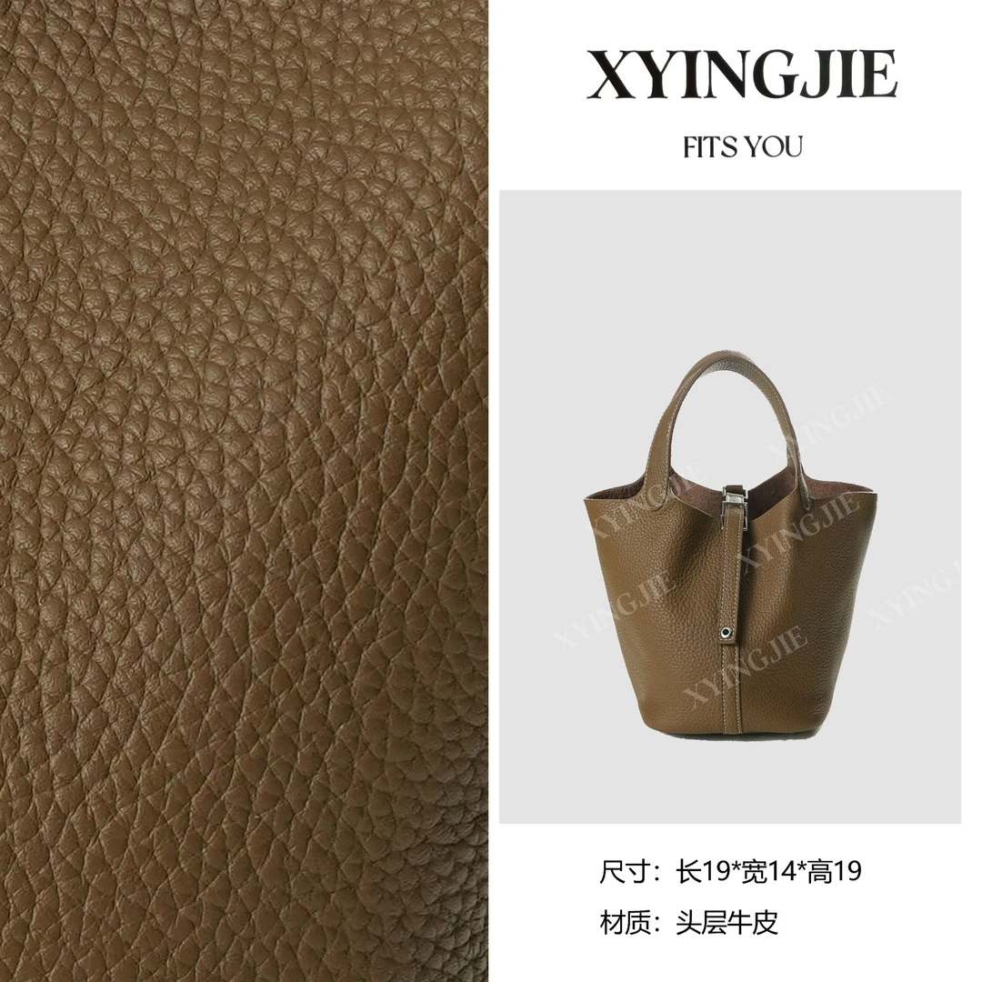 XYINGJIE· 原创设计 真皮高定手提单肩包 BV1802-大象灰
