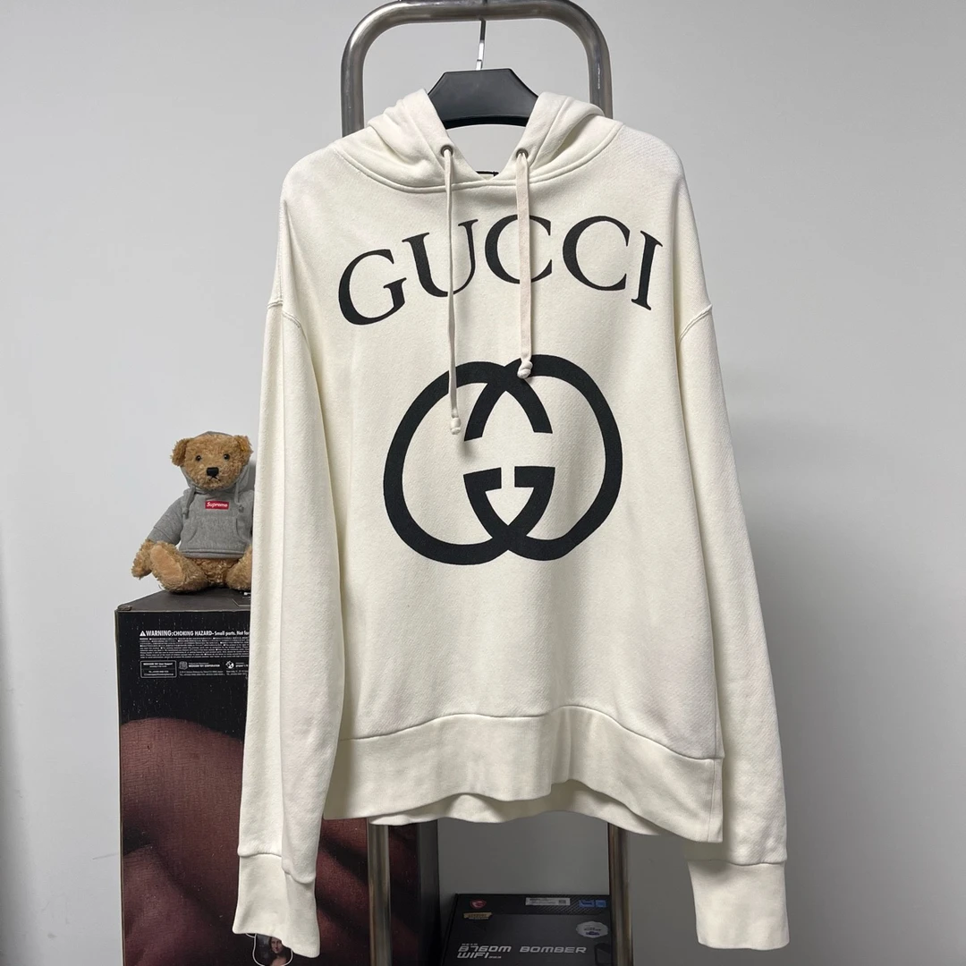 99新 GUCCI/古驰 双g帽衫尺码：s 衣长76胸围66D0711