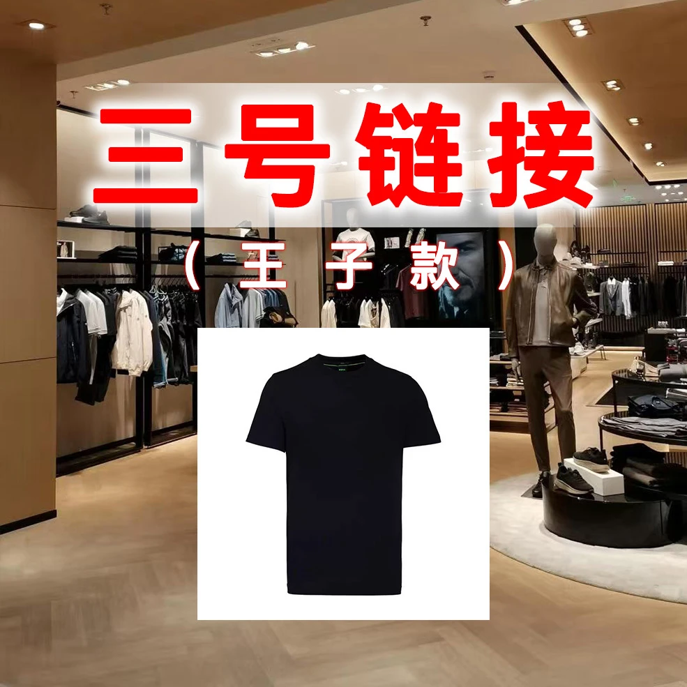 【3号链接-王子款 】男士2025年春夏季新款透气时尚圆领纯棉短袖T恤