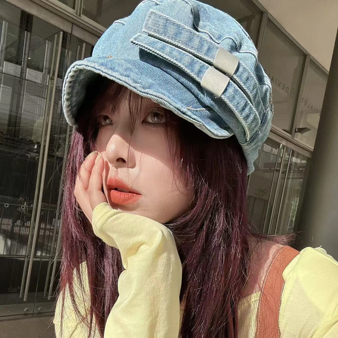 日系氛围小众牛仔帽