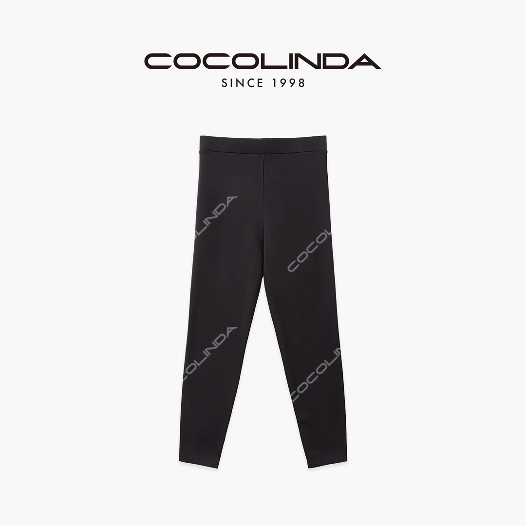 COCOLINDA |【 破缝加绒打底裤】紧身高弹不勒瑜伽裤裸感P2471