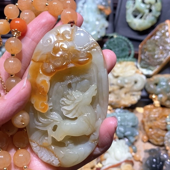 岫玉毛衣链未镶嵌