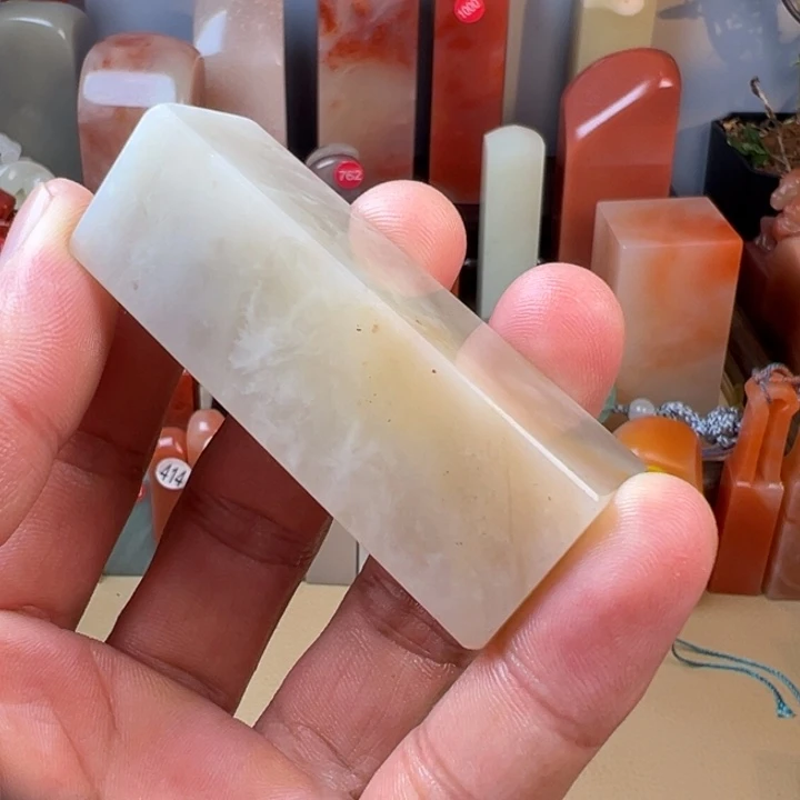 印石寿山石老挝素章