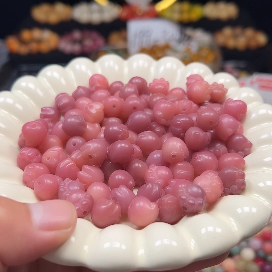 菩提根/象牙果手串40颗乌梅子酱猫爪