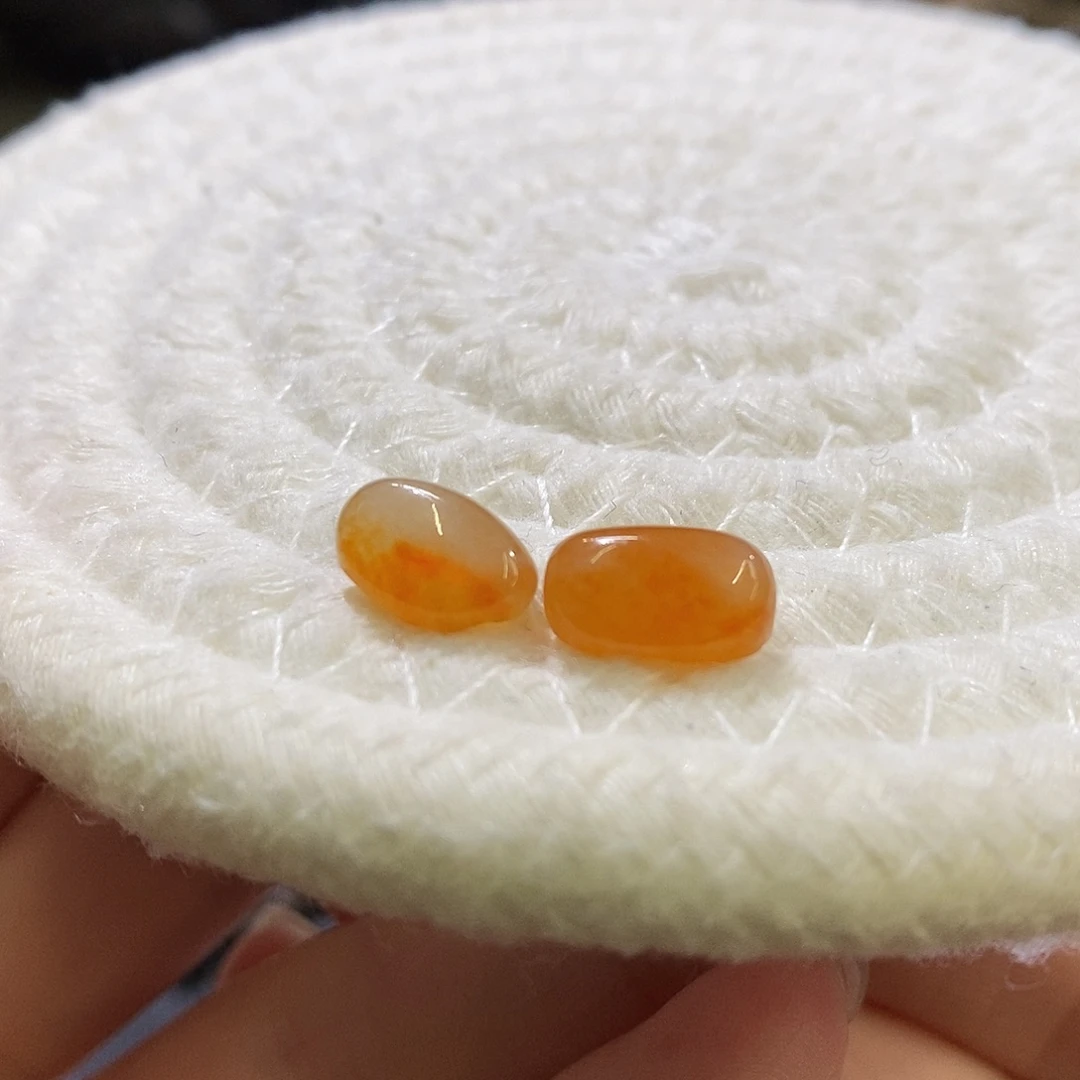 未镶嵌挂件翡翠橘红色力推