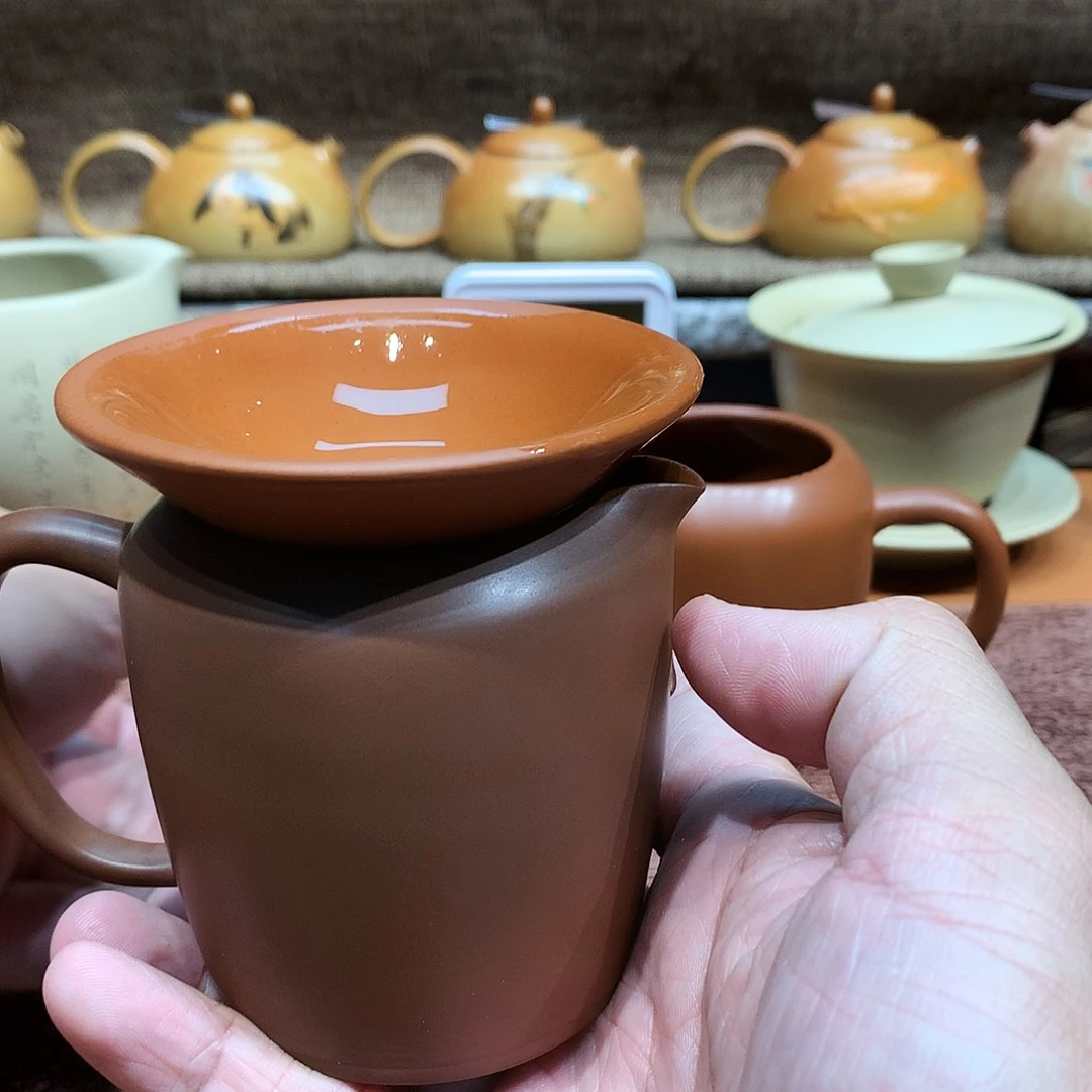 泥塑用****6放漏喝酒公道杯