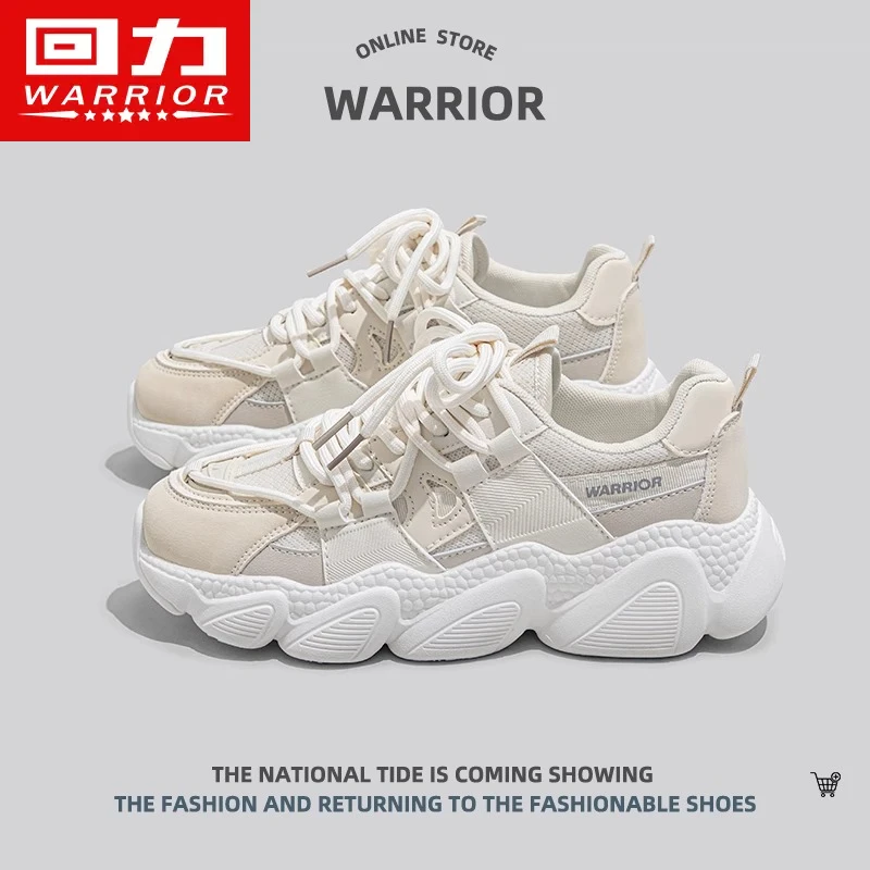 回力老爹鞋女鞋2025春季新款百搭厚底休闲鞋透气爆款潮流运动鞋子