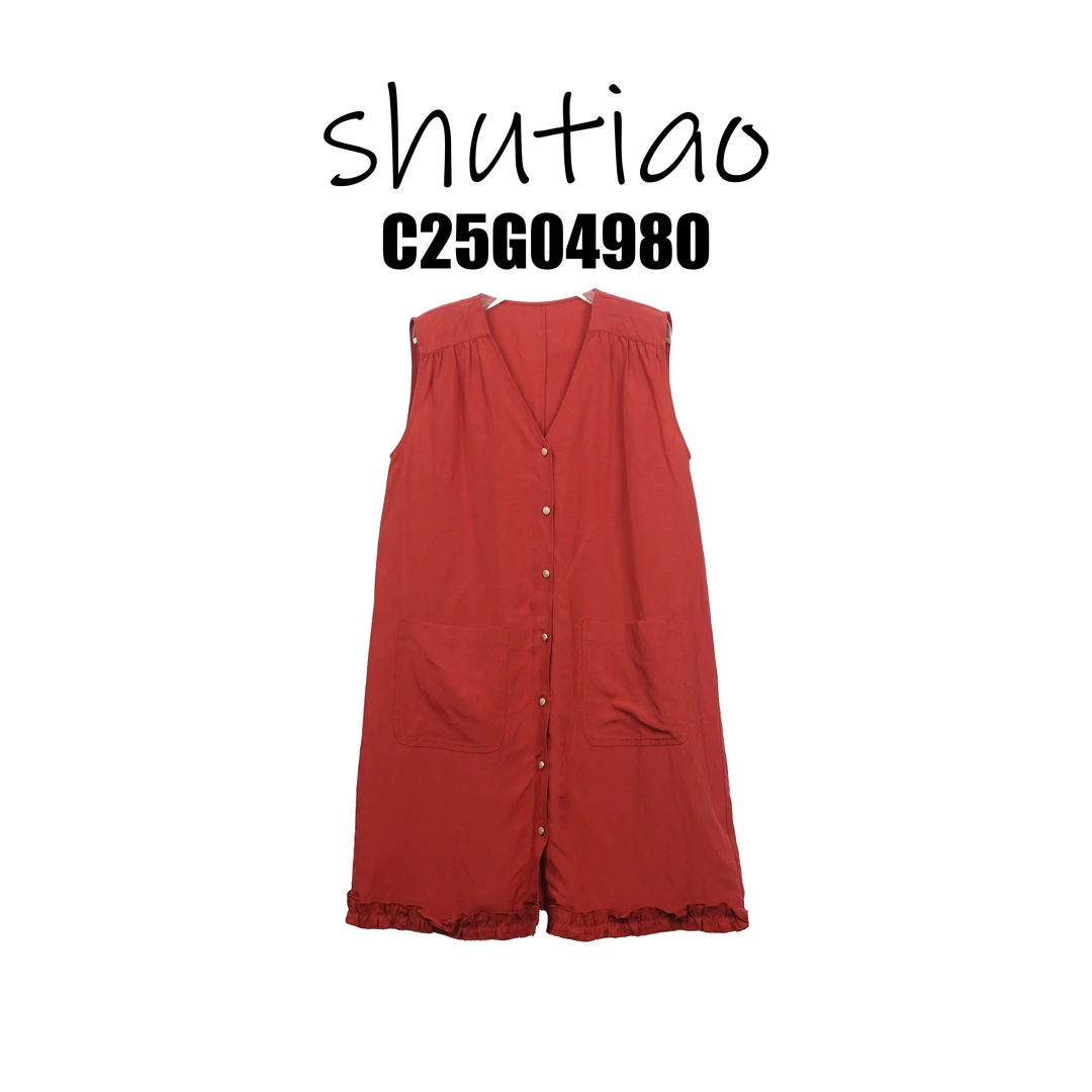 【SHUTIAO】2025夏季：新款小众设计款连衣裙C25G04980