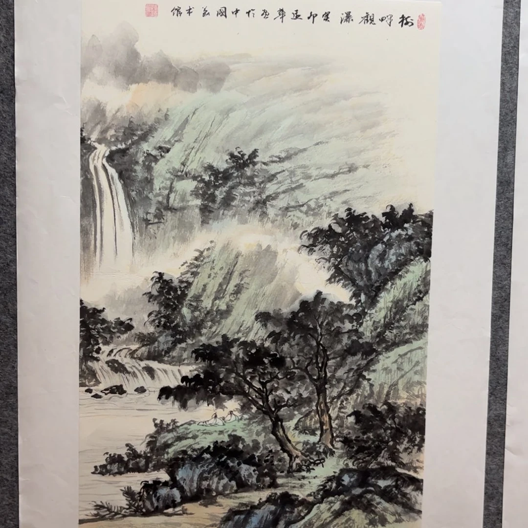 国画国画作品陆远华老师山水花鸟精品手绘