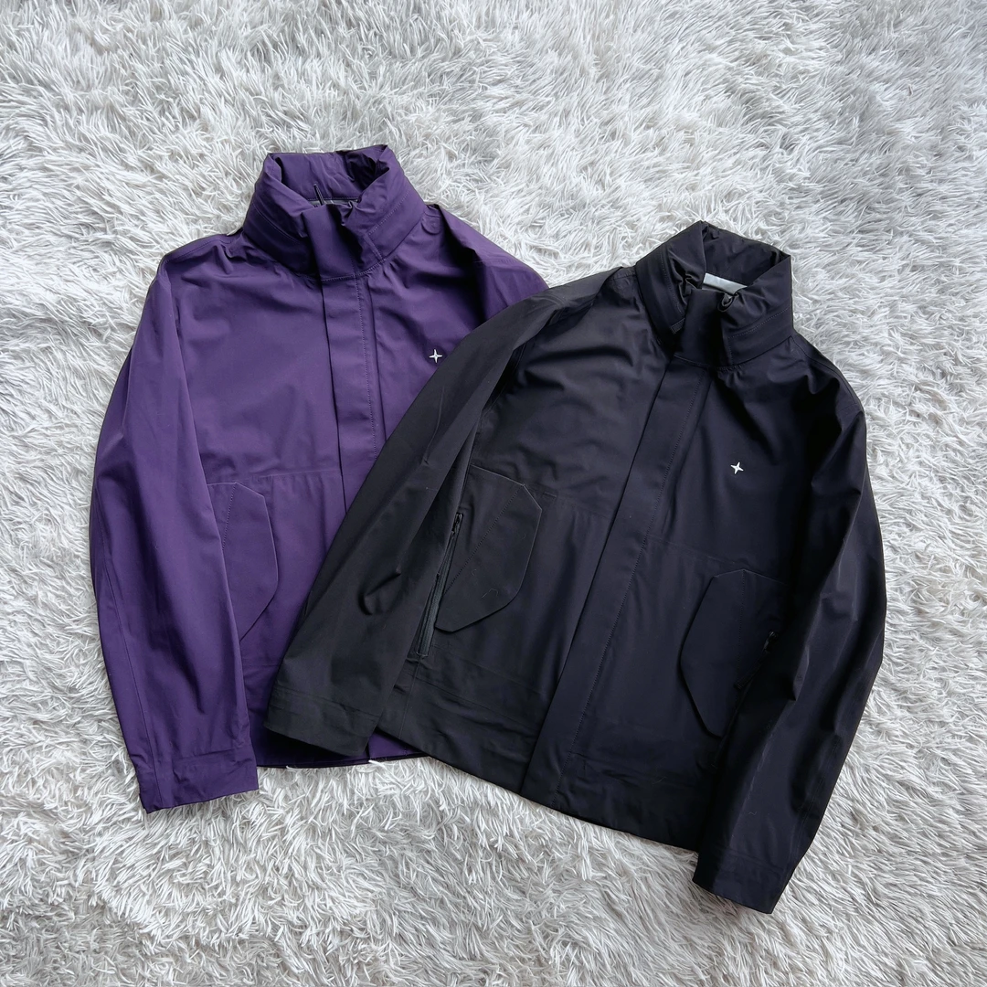 现货Stone Island石头岛Stellina商务系列立领硬壳防水 冲锋衣