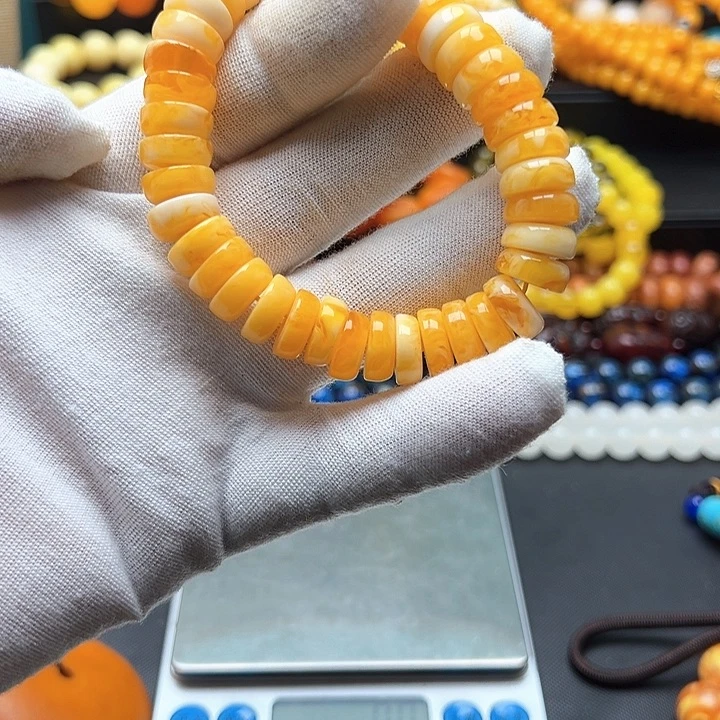 琥珀未镶嵌颈饰蜜蜡琥珀手链项链手镯