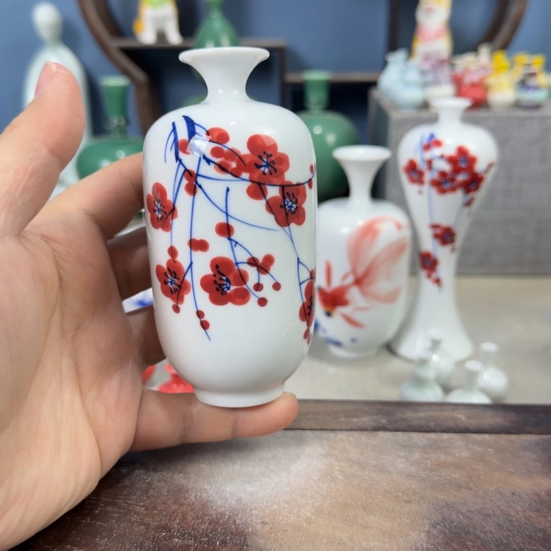 陶瓷手工小花器摆件