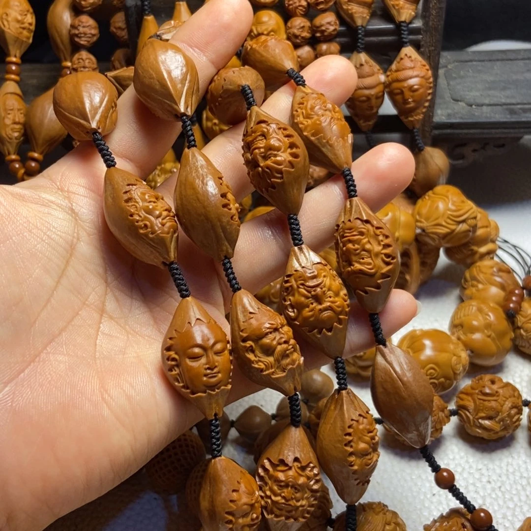 【闪购商品】橄榄核手串/手链曉*包衣罗汉脖挂