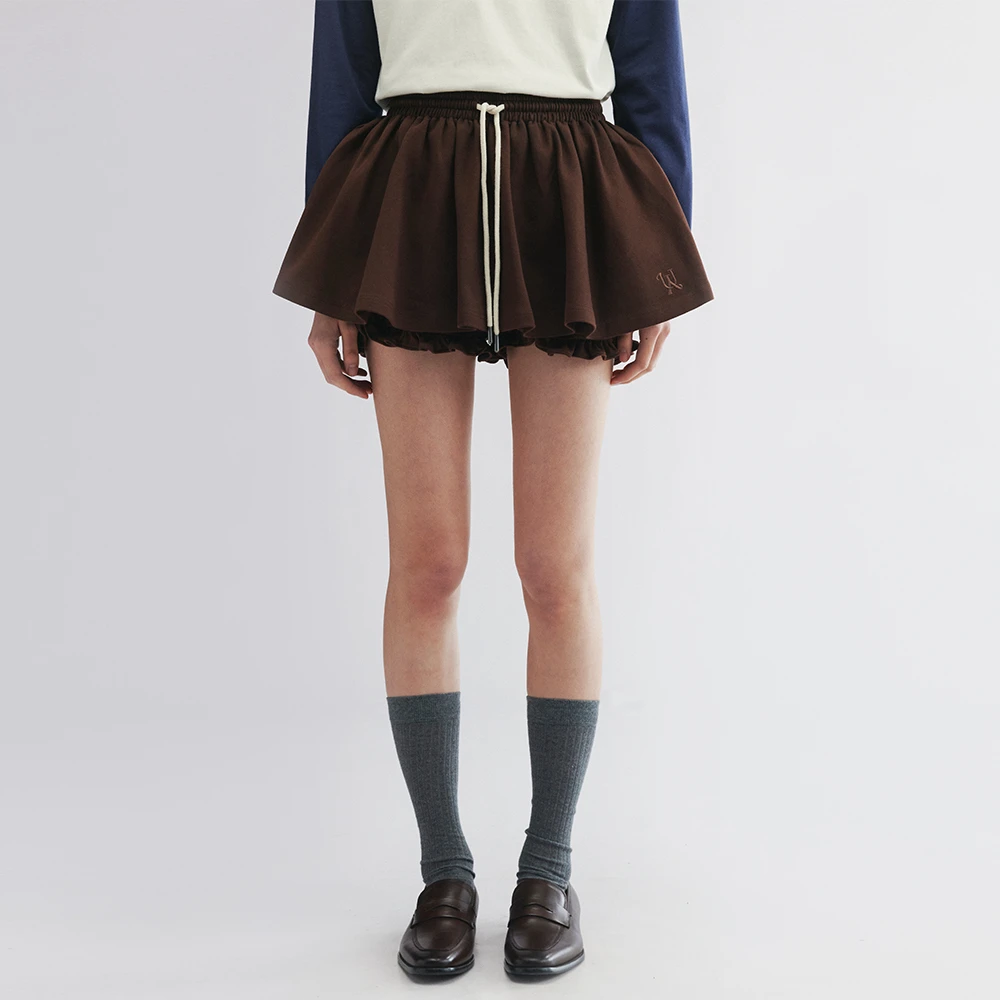 UOOYAA/乌丫2025秋季新款「学院」蓬蓬裙裤UY25354K435135