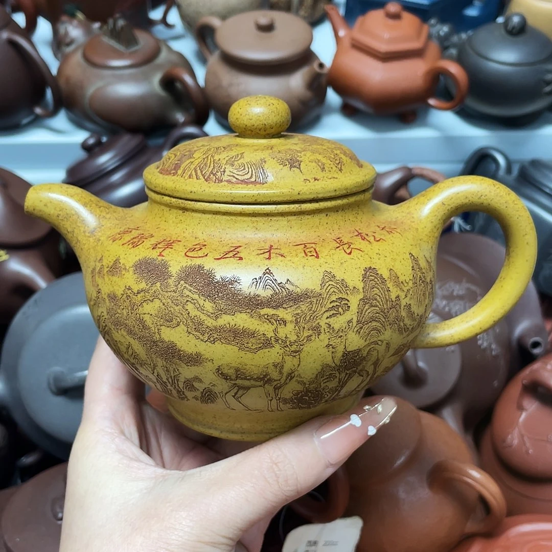 茶壶紫砂450cc宜兴紫砂壶