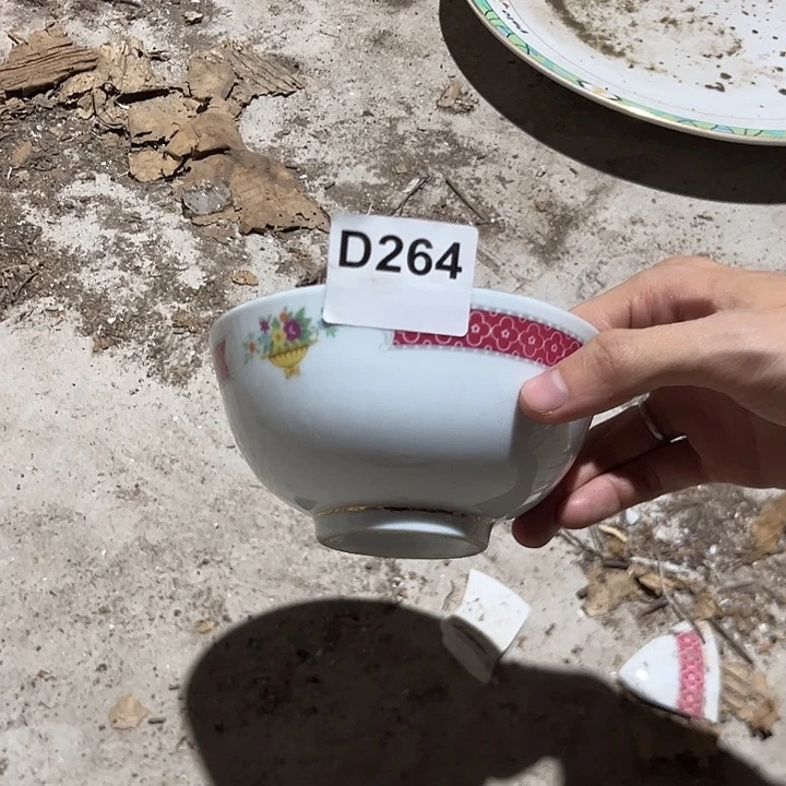 奔***浪八九十年代高岭土盘碗碟有矿点D264（20个）