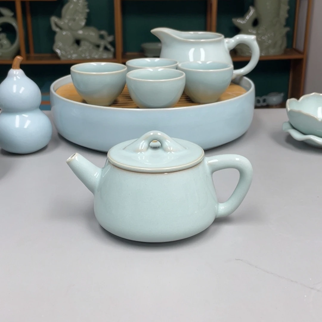 瓷赵琳老师石瓢壶带礼盒