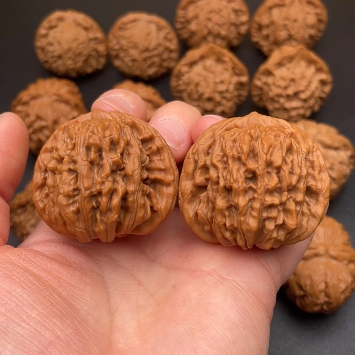 吊坠文玩核桃四座楼43尺全品