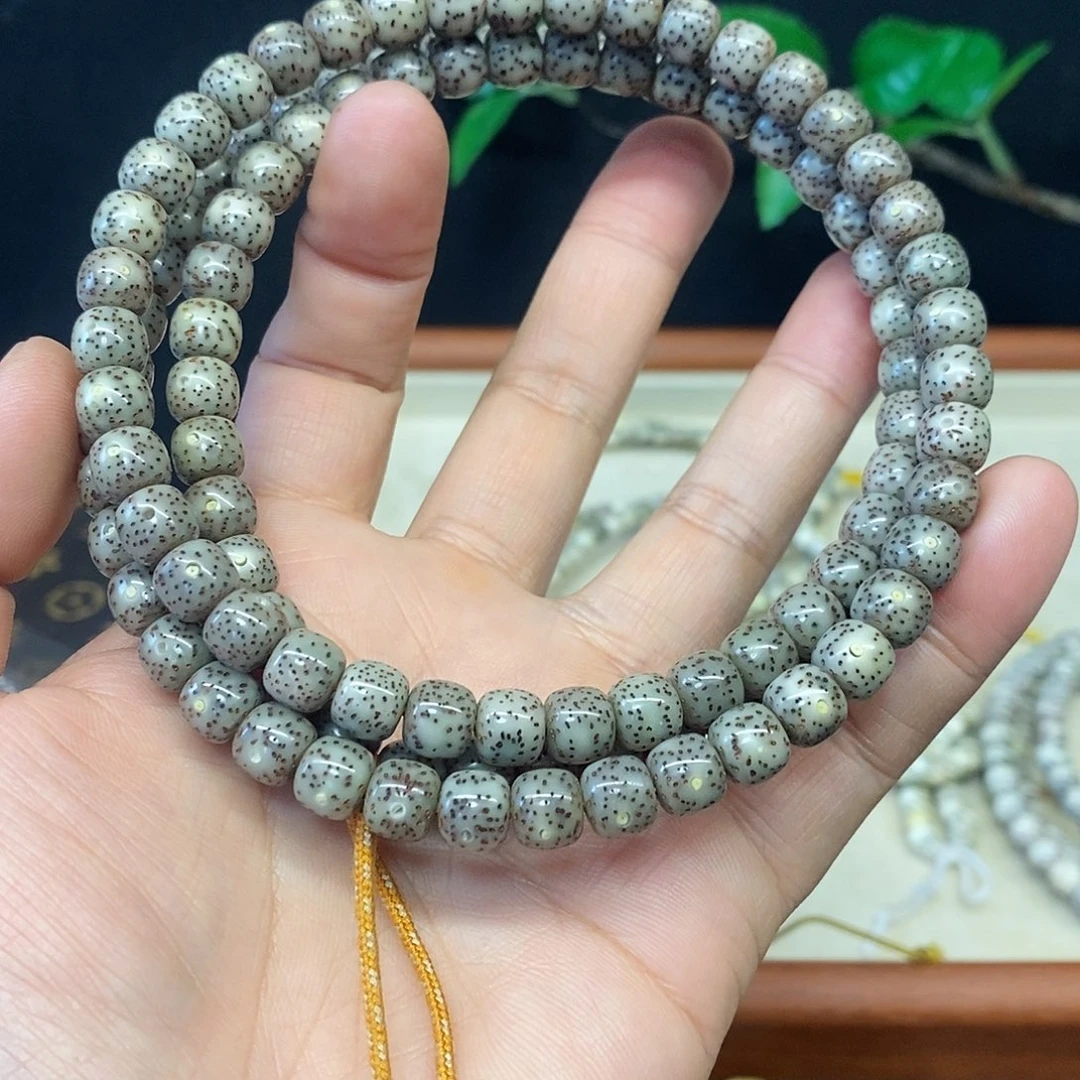 手串星月菩提87黑冰108