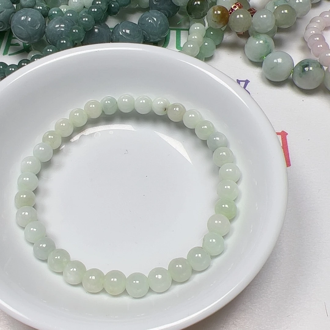 【闪购商品】翡翠手链未镶嵌金**提卡5+