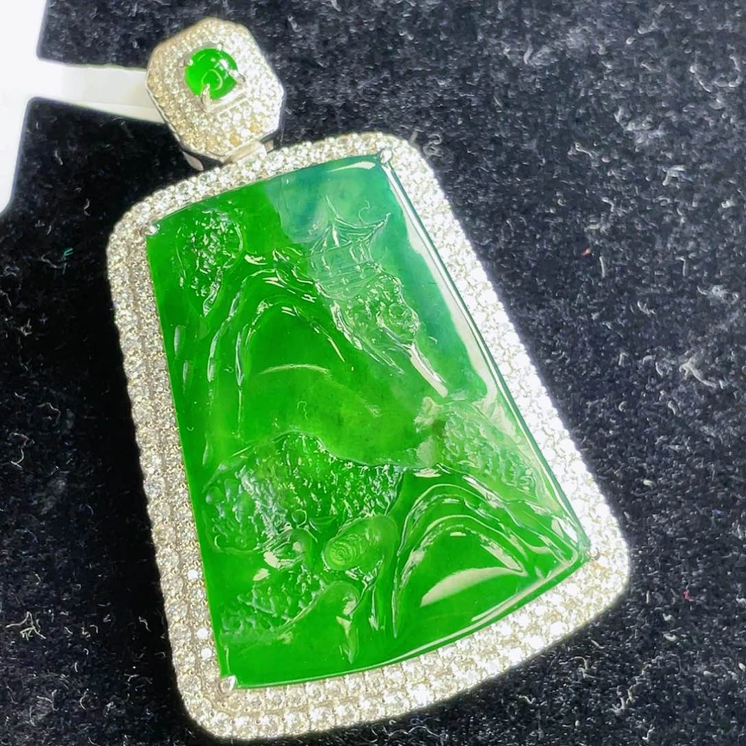 翡翠吊坠(不含链)未镶嵌