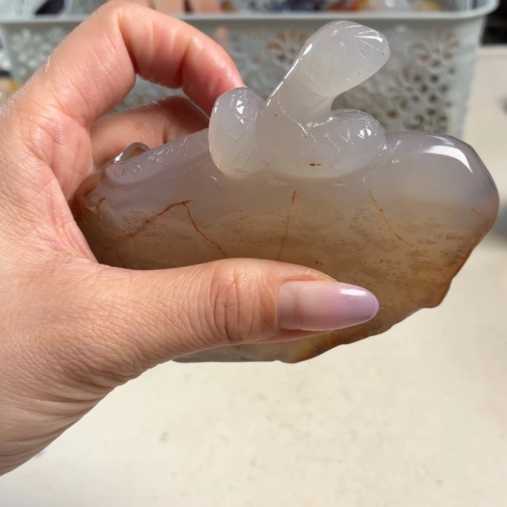 玛瑙/玉髓未镶嵌吊坠(不含链)