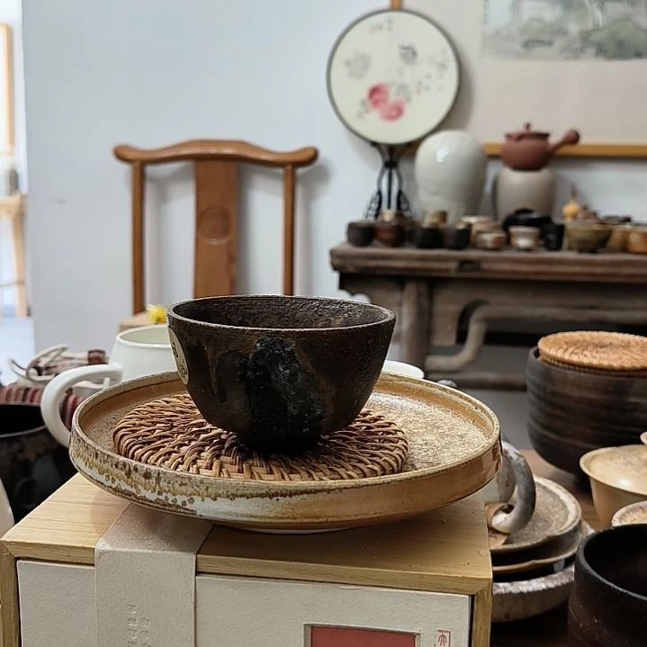子樵造像柴烧手作主人杯