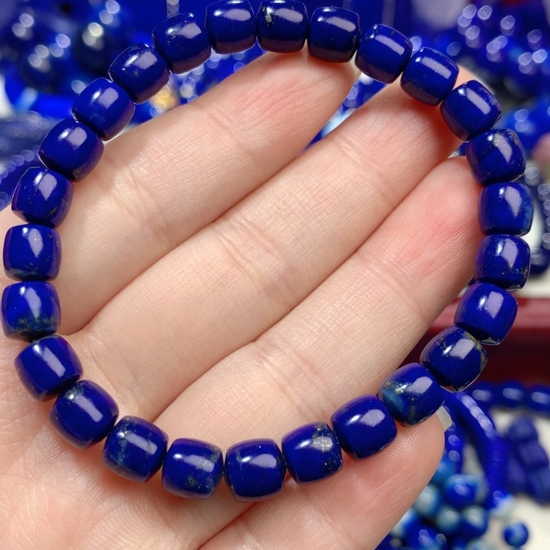 青金石未镶嵌7m直切手链