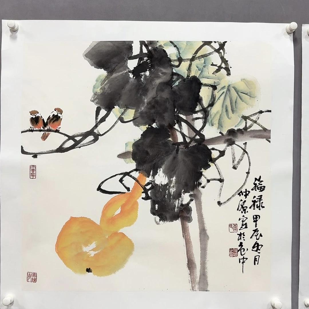 国画亲笔手绘放心去藏