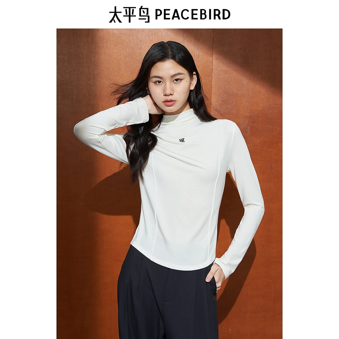 【小余专属】【商场同款】太平鸟新款长袖打底衫T恤A1CPE4550