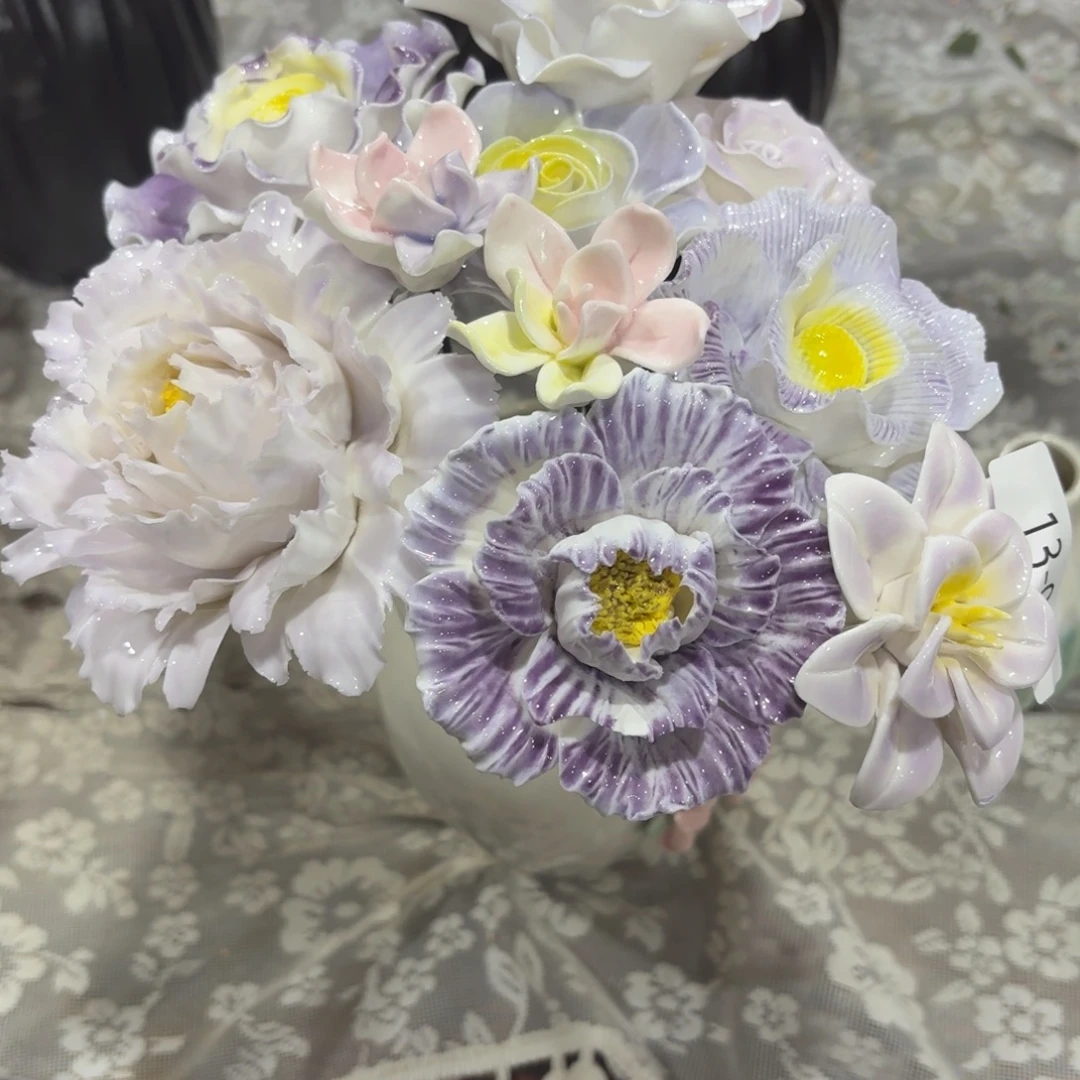 陶瓷花，20发货，退款拉黑，1392