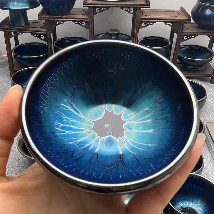 夜***露瓷星辰纯手工精品大灯盏
